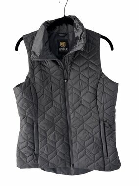 Noble Equestrian Quilted Sleeveless Vest Women's Lightweight Layer Western Sz S